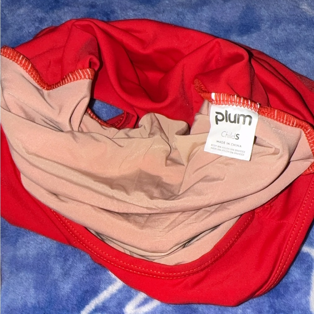 Plum Practice Wear Valentines Gymnastics Leotard Size Small - Picture 3 of 3